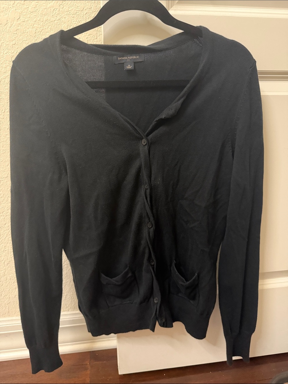 Banana Republic Black Women's Button-Up Cardigan